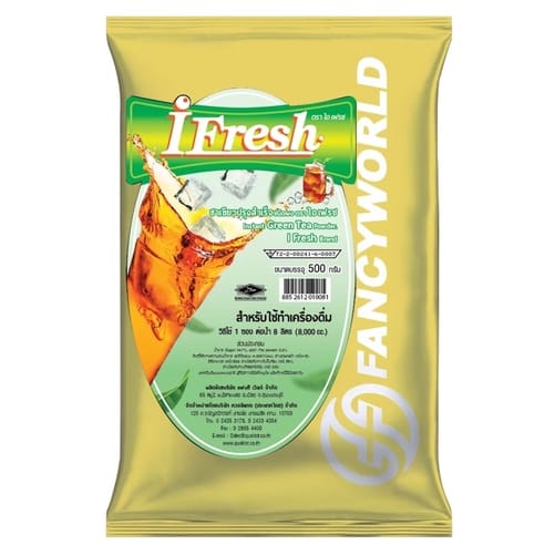 ผงน้ำผลไม้รสชาเขียวสำเร็จรูปชนิดผง I-FRESH ขนาด 500 กรัม (ยกลัง 24 แพ็ค)_2